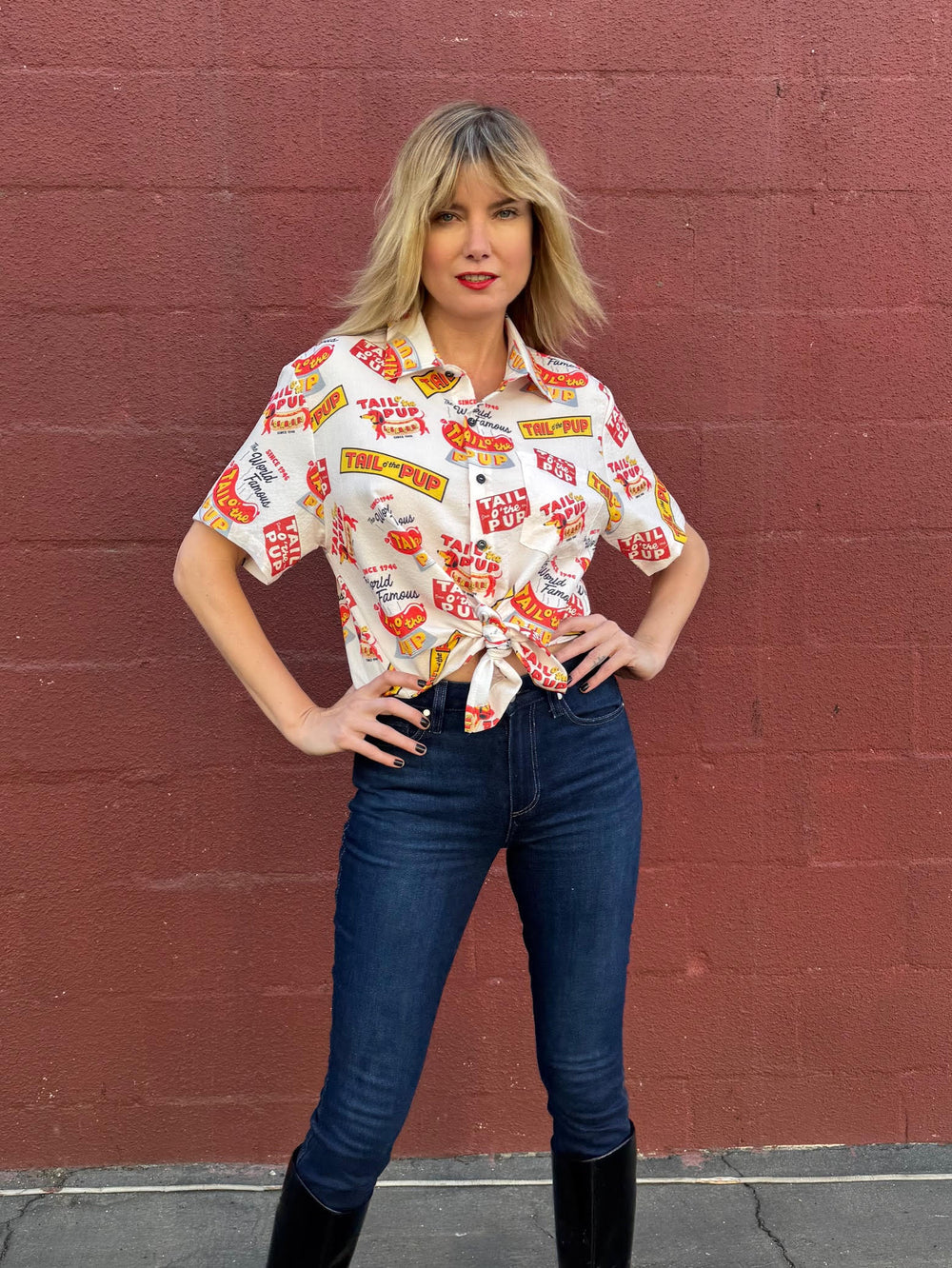 Tail o' the Pup Aloha Shirt