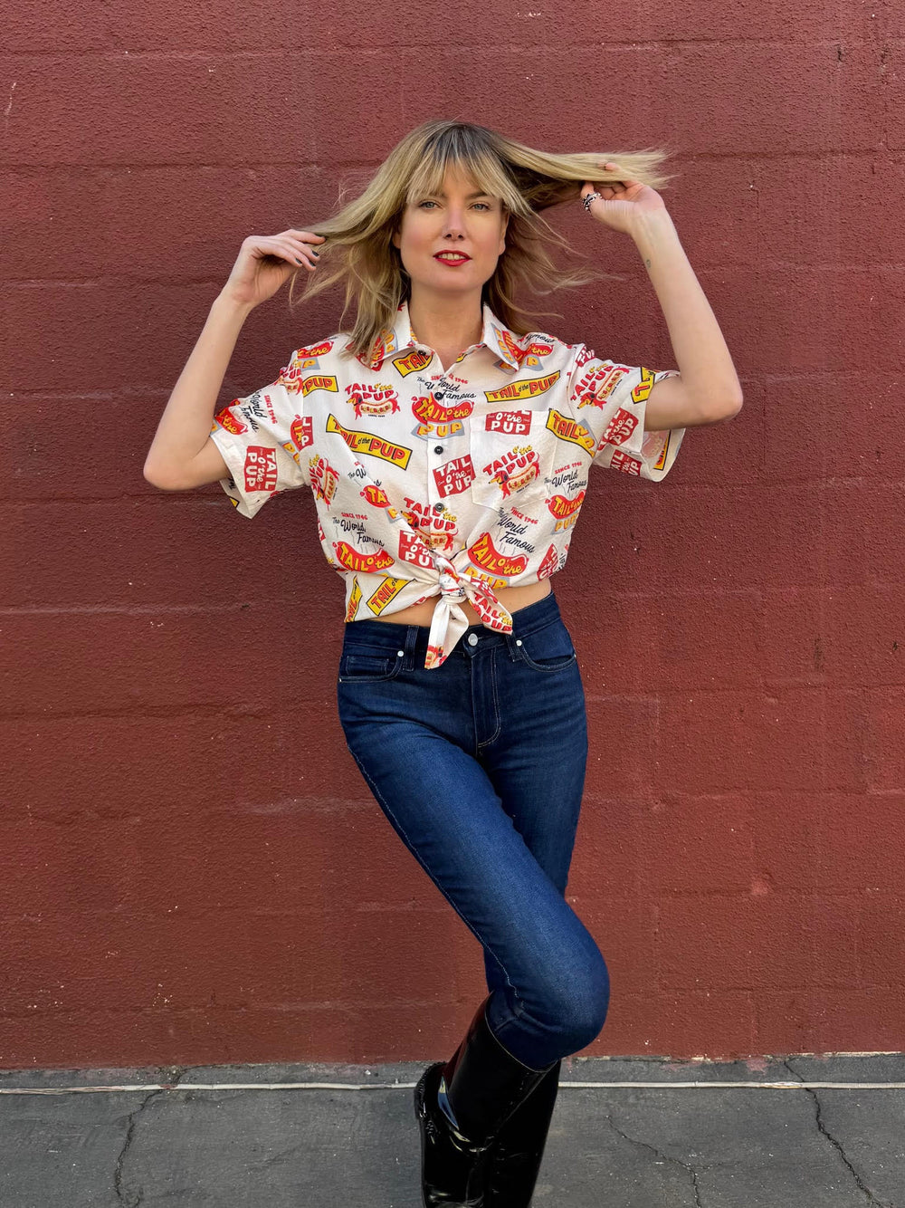 Tail o' the Pup Aloha Shirt