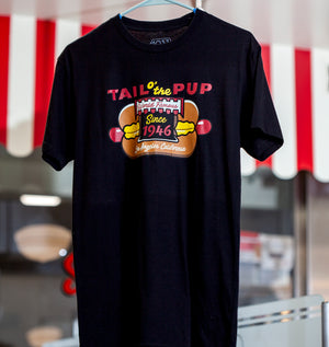 Tail o' the Pup Hot Dog Logo Tee