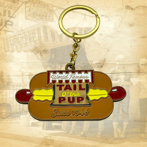 Tail O’the Pup Enamel Keychain